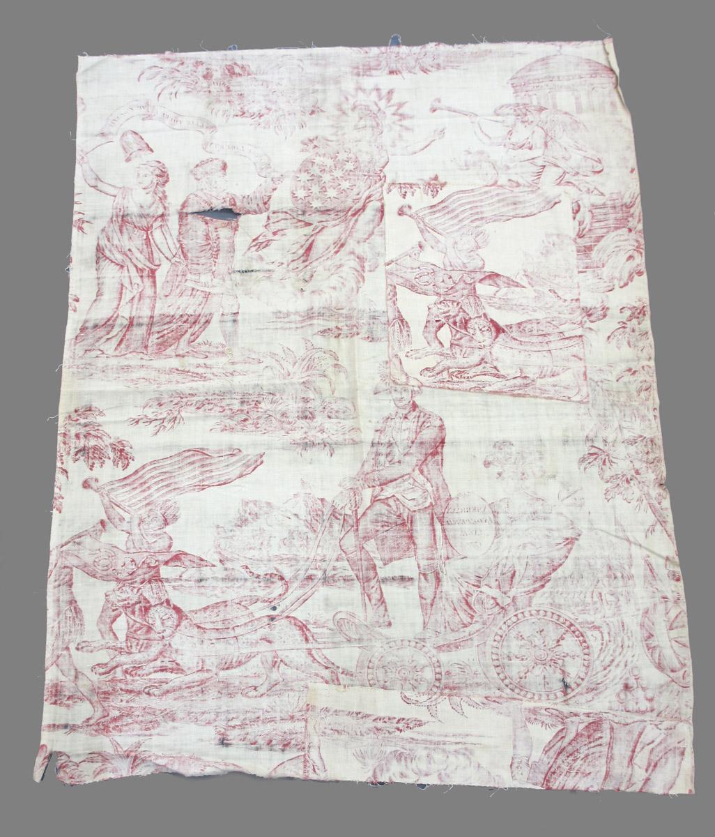 1969.8394.022 Textile, printed reverse
