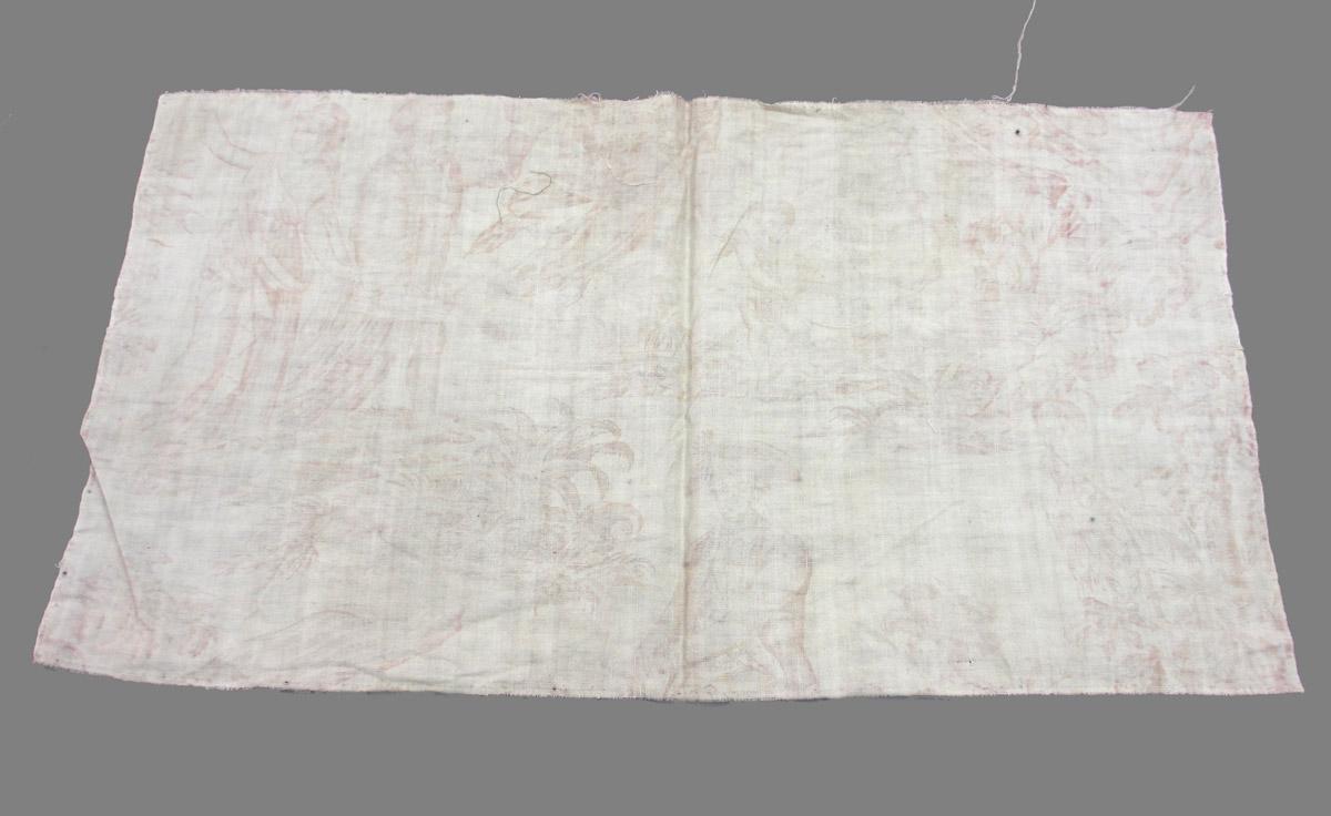 1969.8394.023 Textile, printed reverse