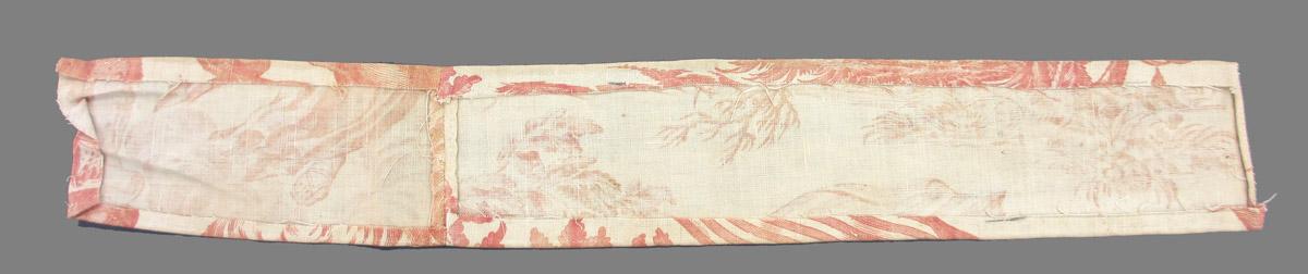 1969.8394.024 Textile, printed reverse