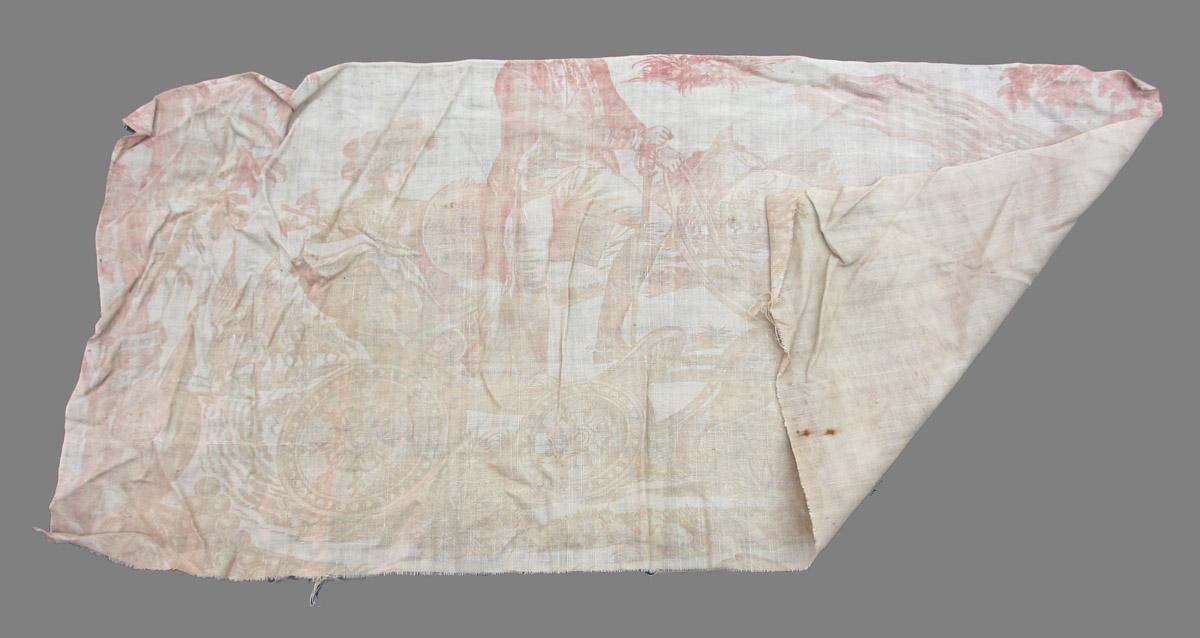 1969.8394.027 Textile, printed folded corner