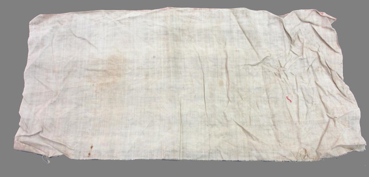 1969.8394.027 Textile, printed reverse