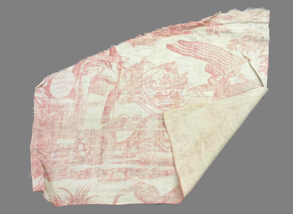 1969.8394.029 Textile, printed folded corner