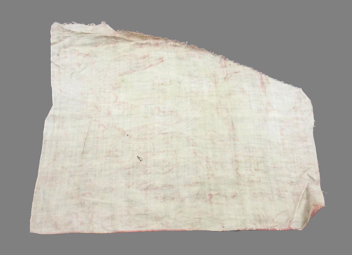 1969.8394.029 Textile, printed reverse