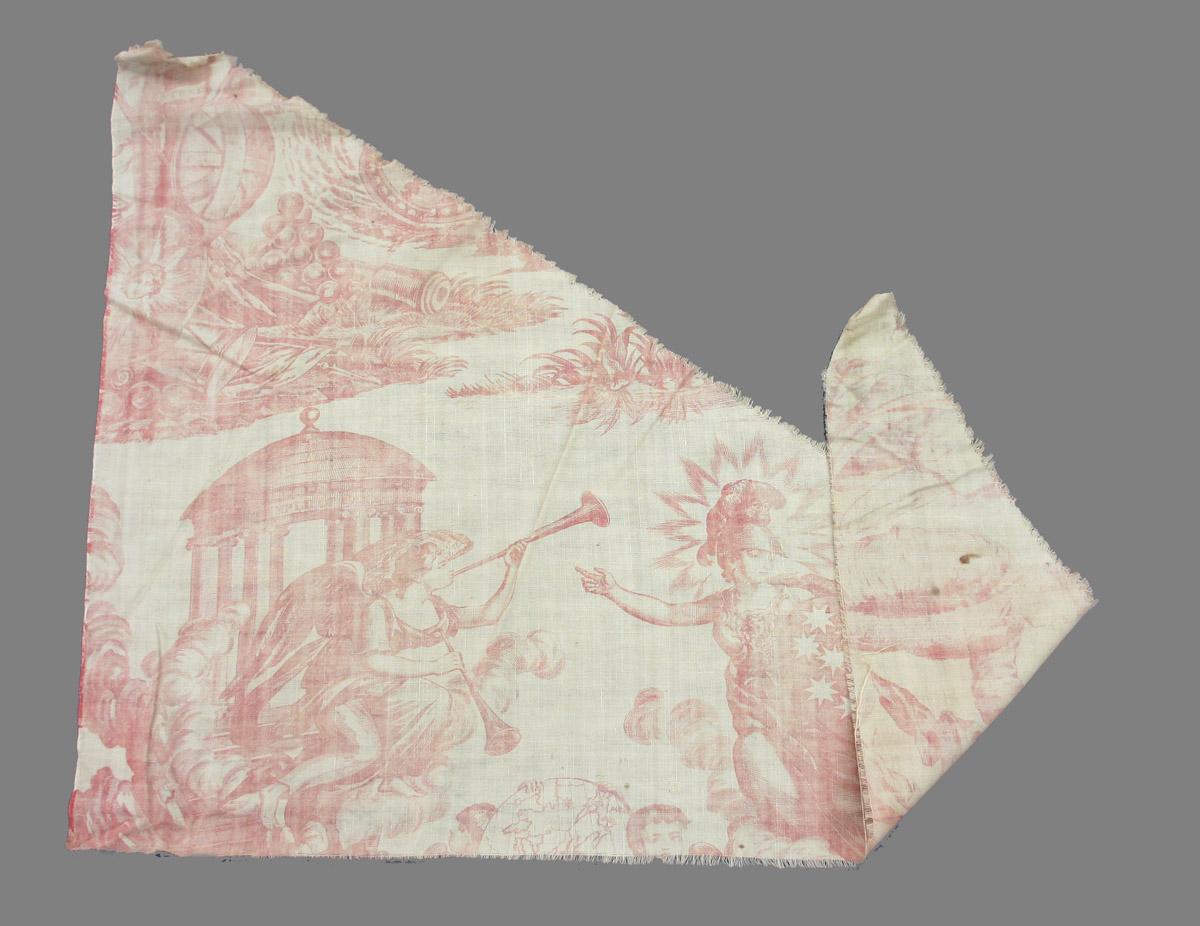 1969.8394.031 Textile, printed folded corner