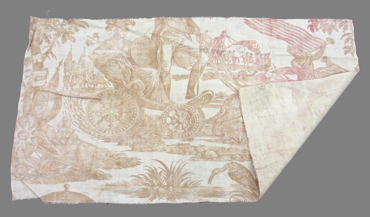 1969.8394.032 Textile, printed folded corner