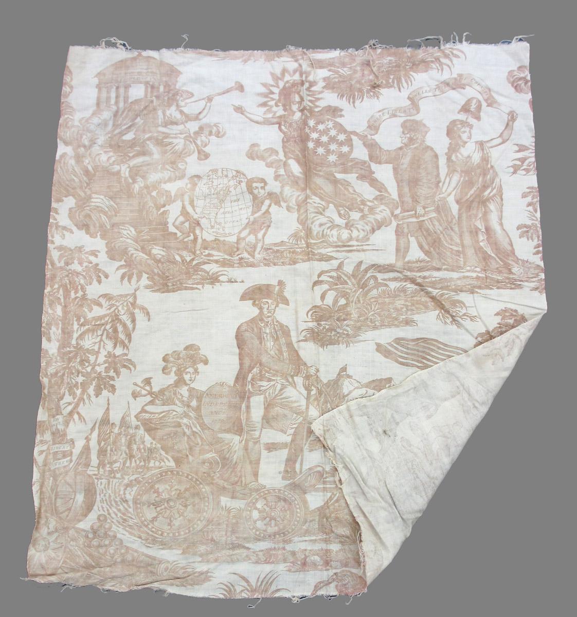 1969.8394.033 Textile, printed folded corner