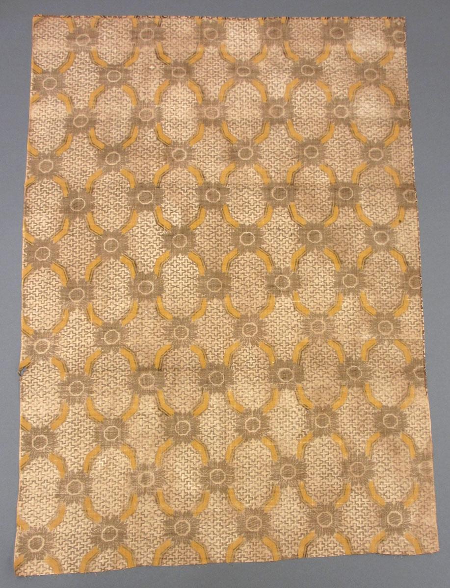 1959.0018.001 Textile, printed reverse