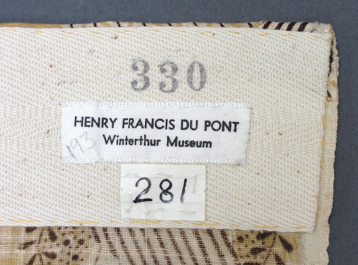 1959.0018.002 Textile, printed label