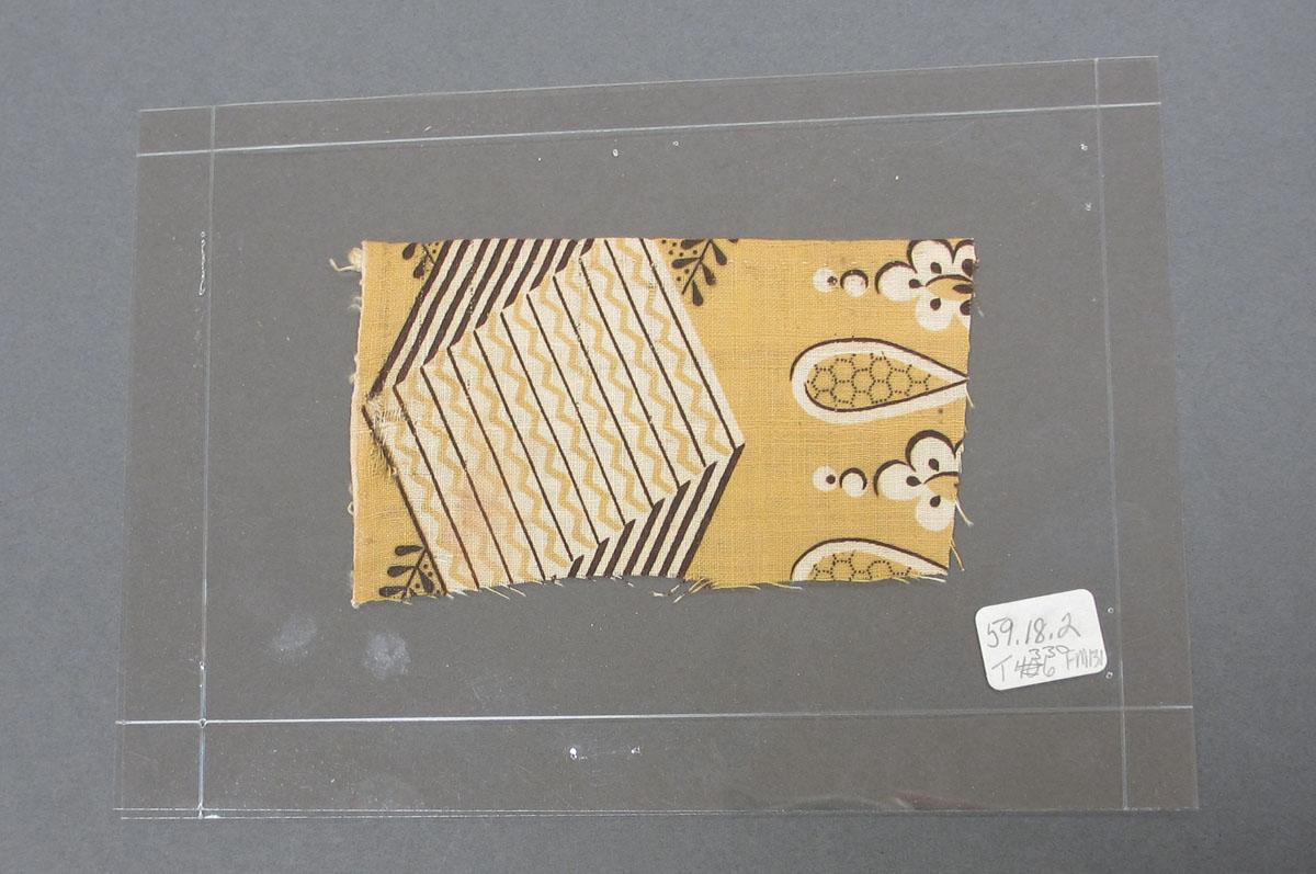 1959.0018.002 (assoc.) Textile, printed obverse