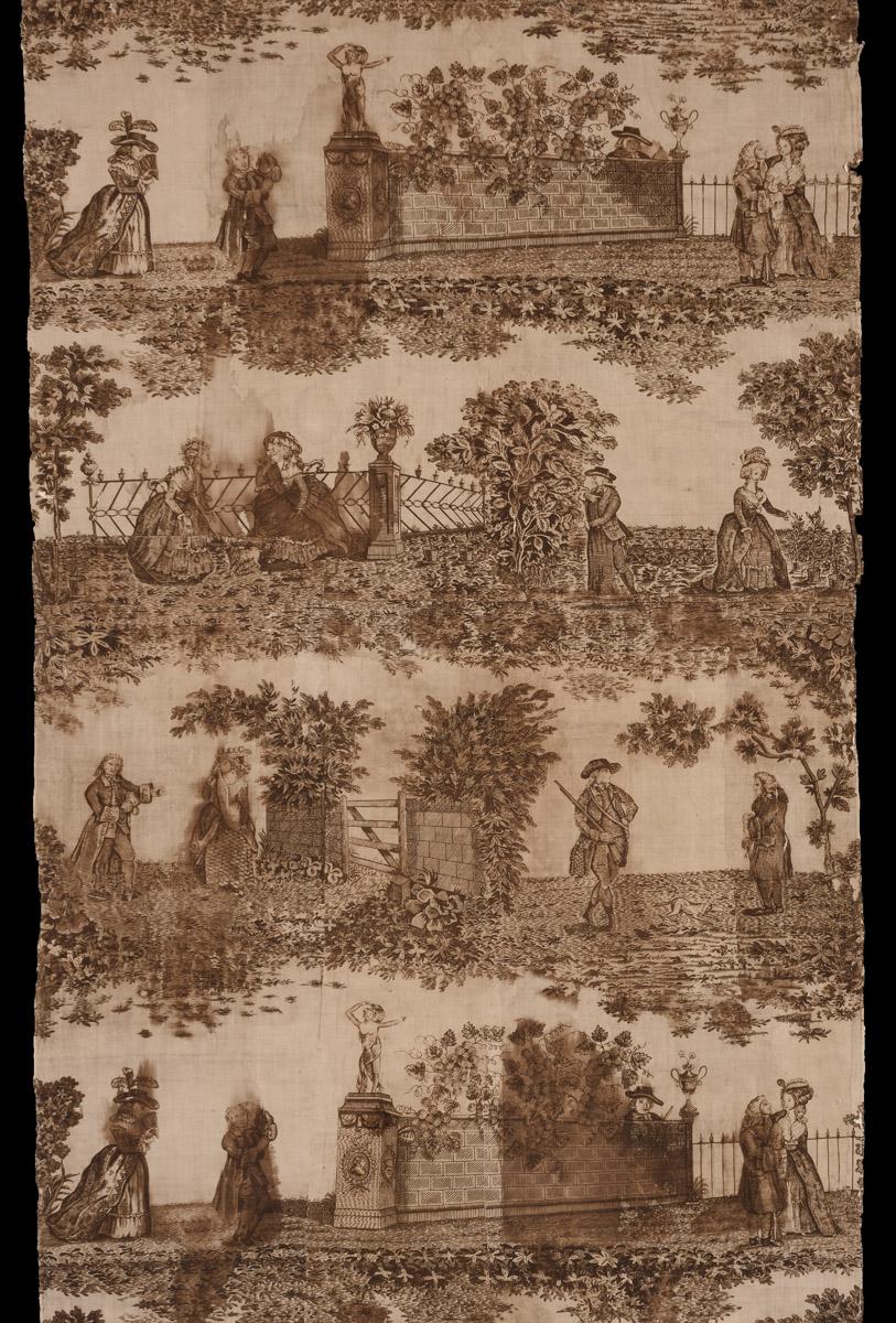 1959.0024 Textile, printed, detail, Book image C86