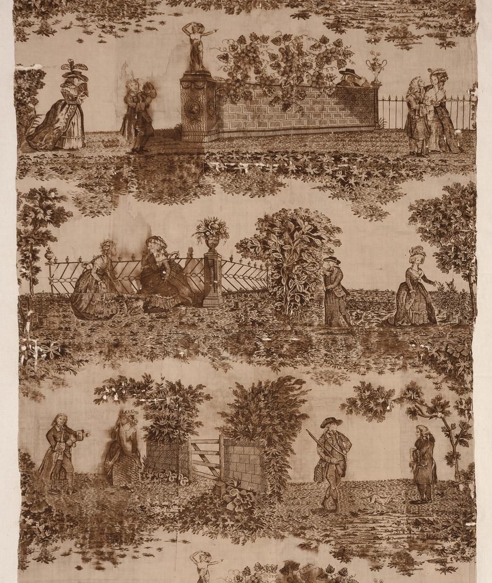 1959.0024 Textile, printed, detail 2