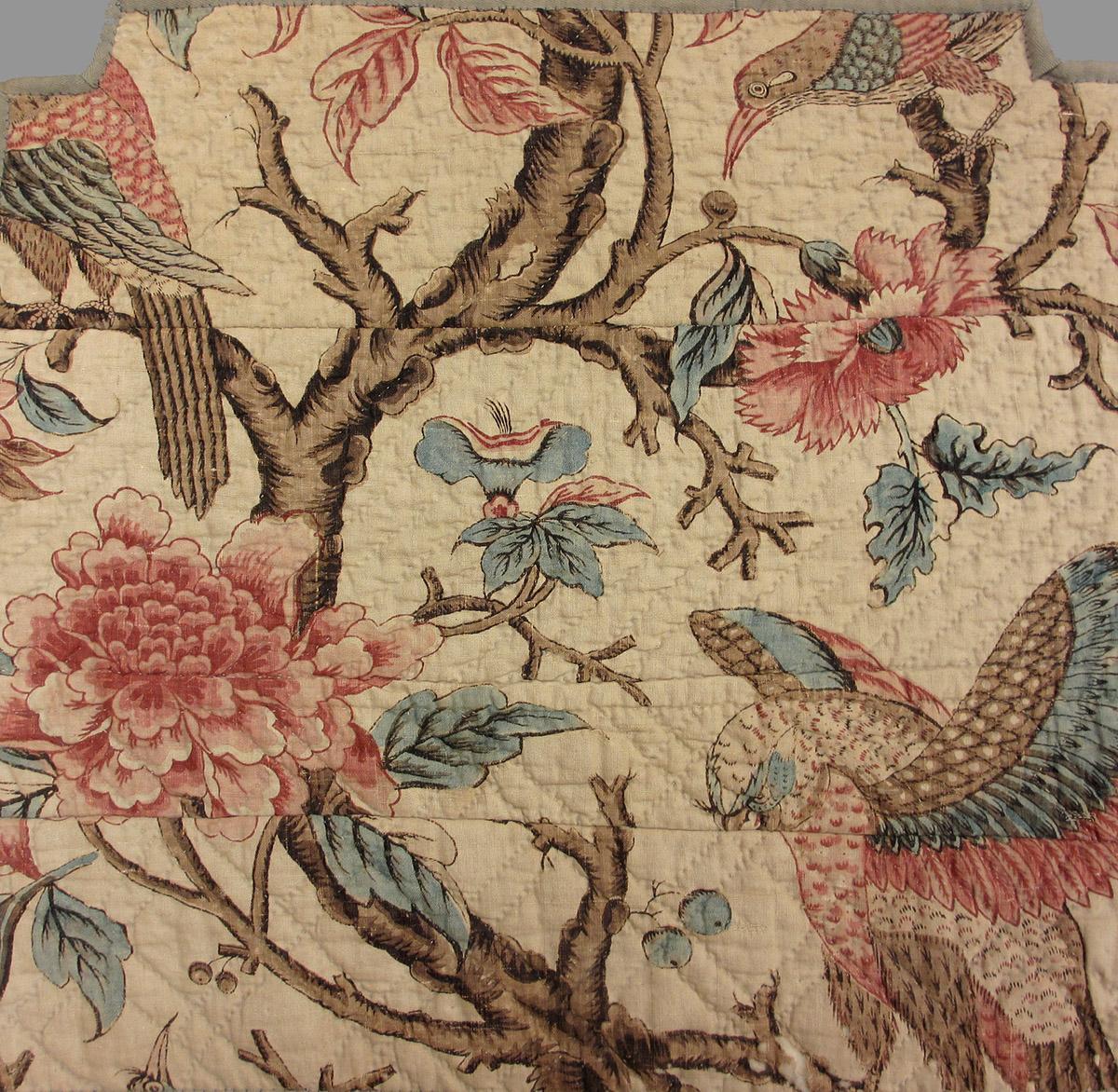 T1089 textile, printed design repeat
