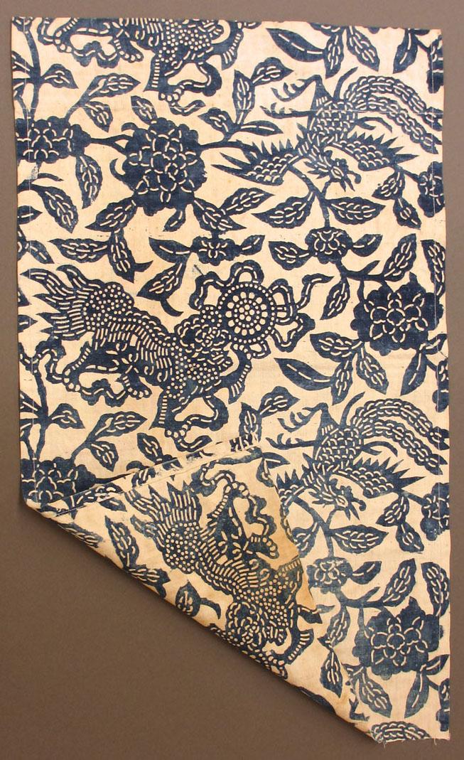 1959.0031.008 textile, printed folded corner