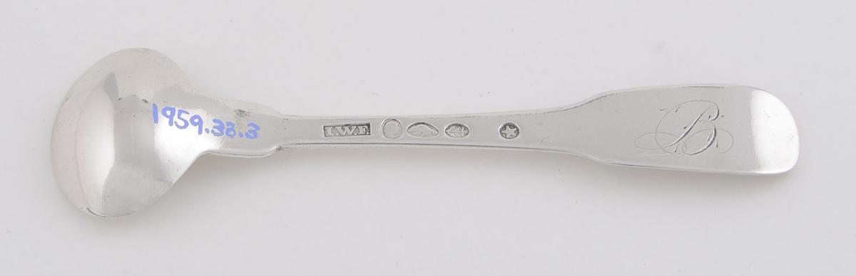1959.0033.003 Salt Spoon, View 2
