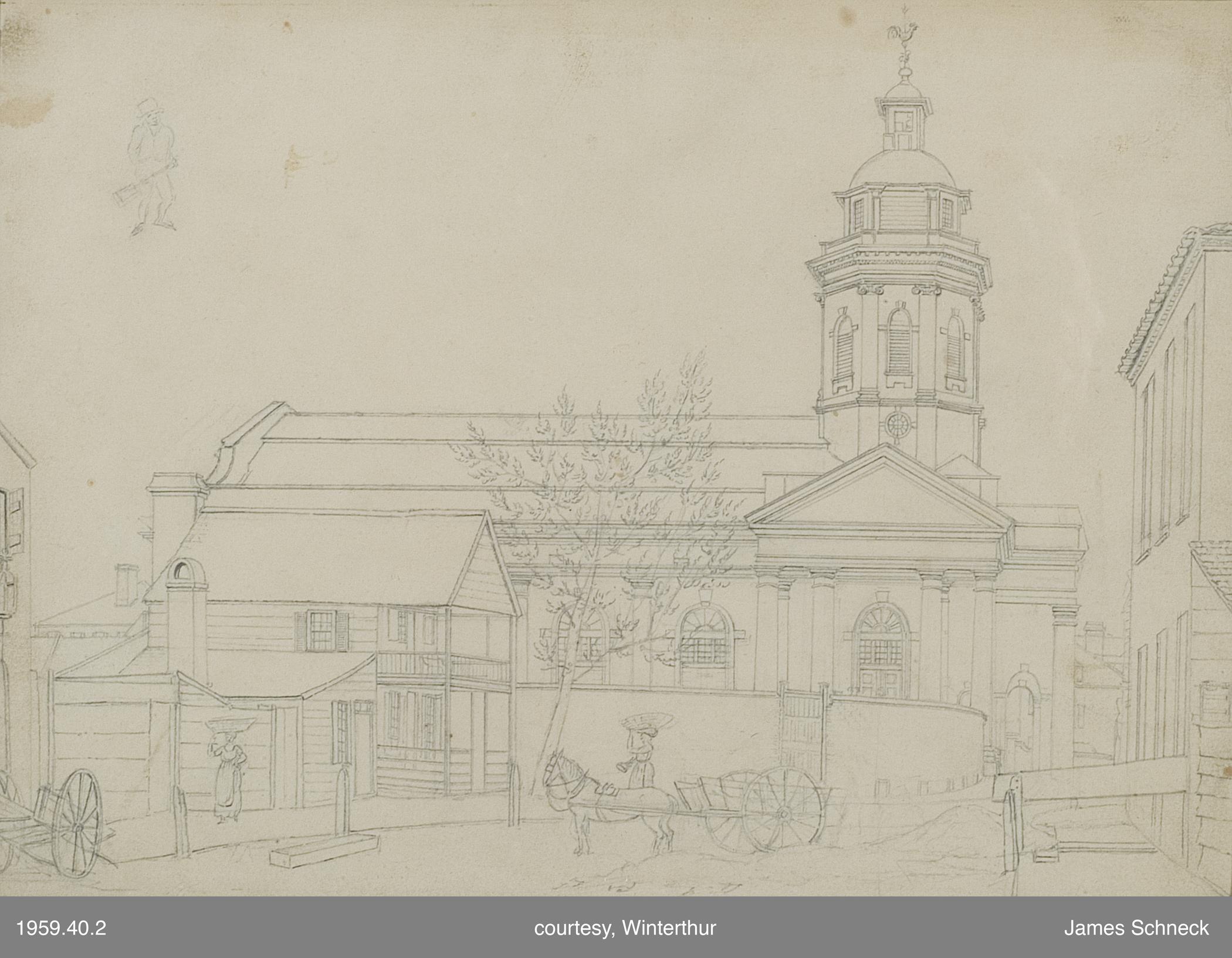 1959.0040.002 Drawing, Graphite drawing