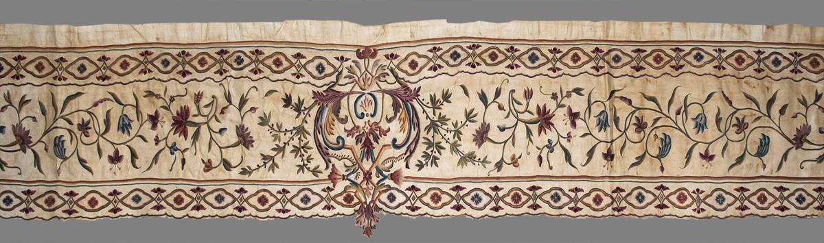 1967.1105.001 B Textile, Embroidered, Detail