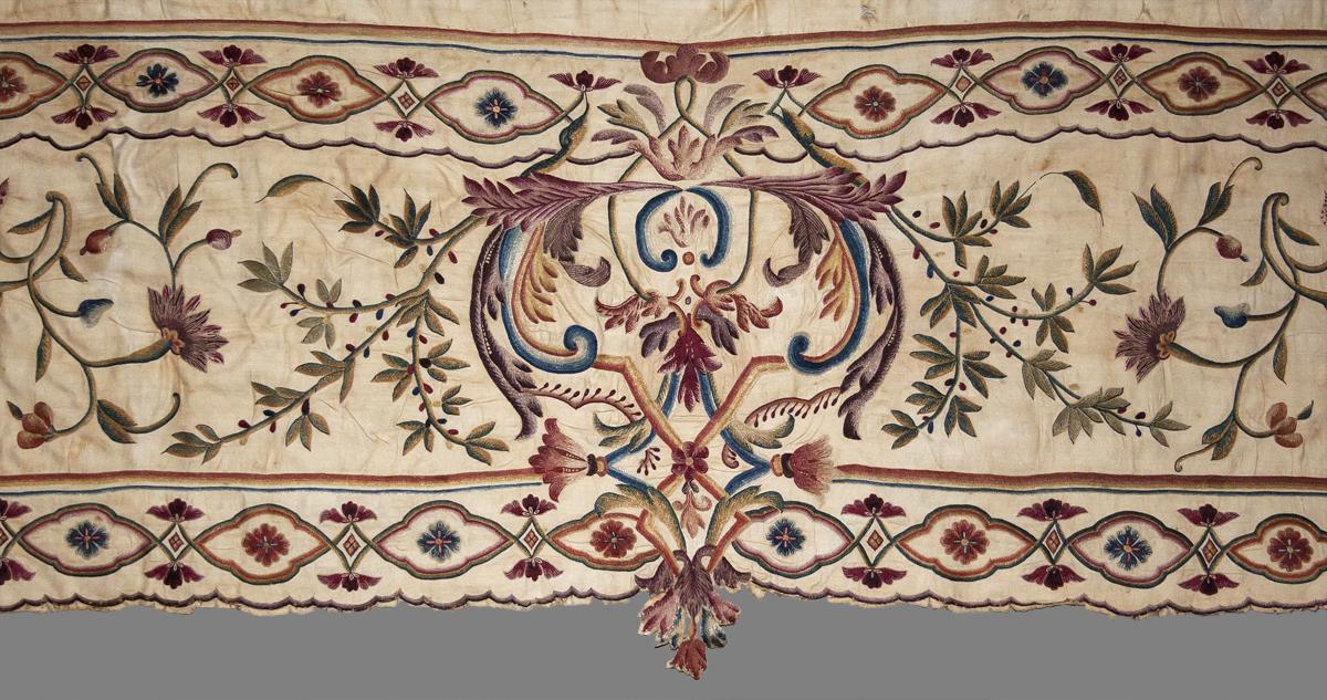 1967.1105.001 B Textile, Embroidered, Detail 2