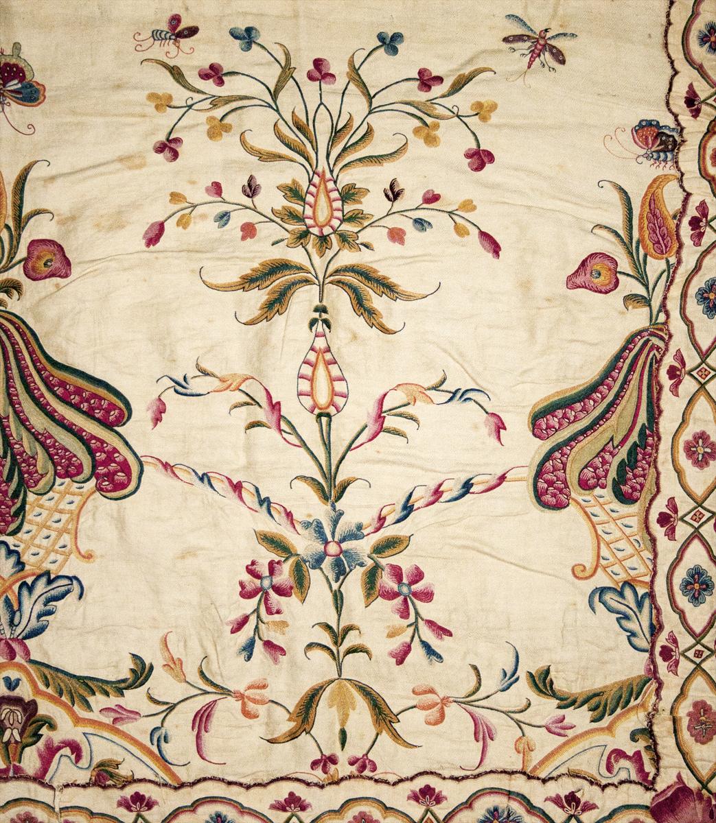 1967.1105.001 E Textile, Embroidered, Detail 3