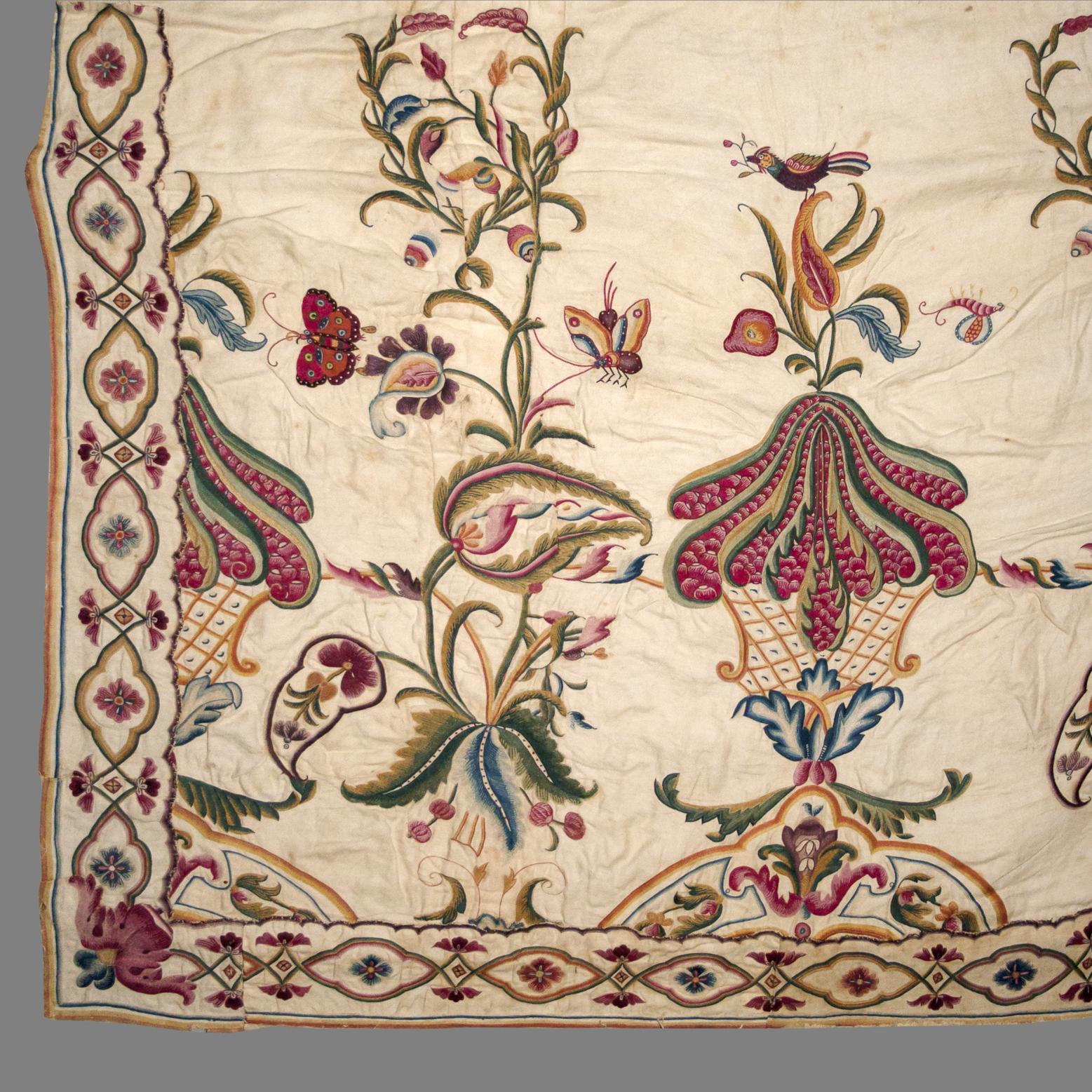 1967.1105.001 F Textile, Embroidered, Edge Detail
