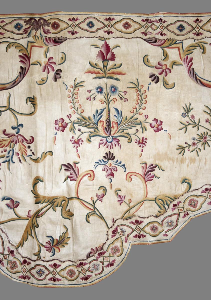 1967.1105.001 G Textile, Embroidered, Detail 2