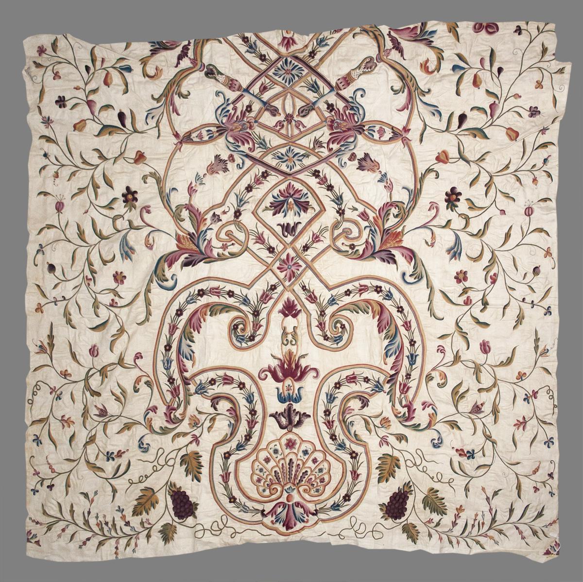 1967.1105.001 I Textile, Embroidered
