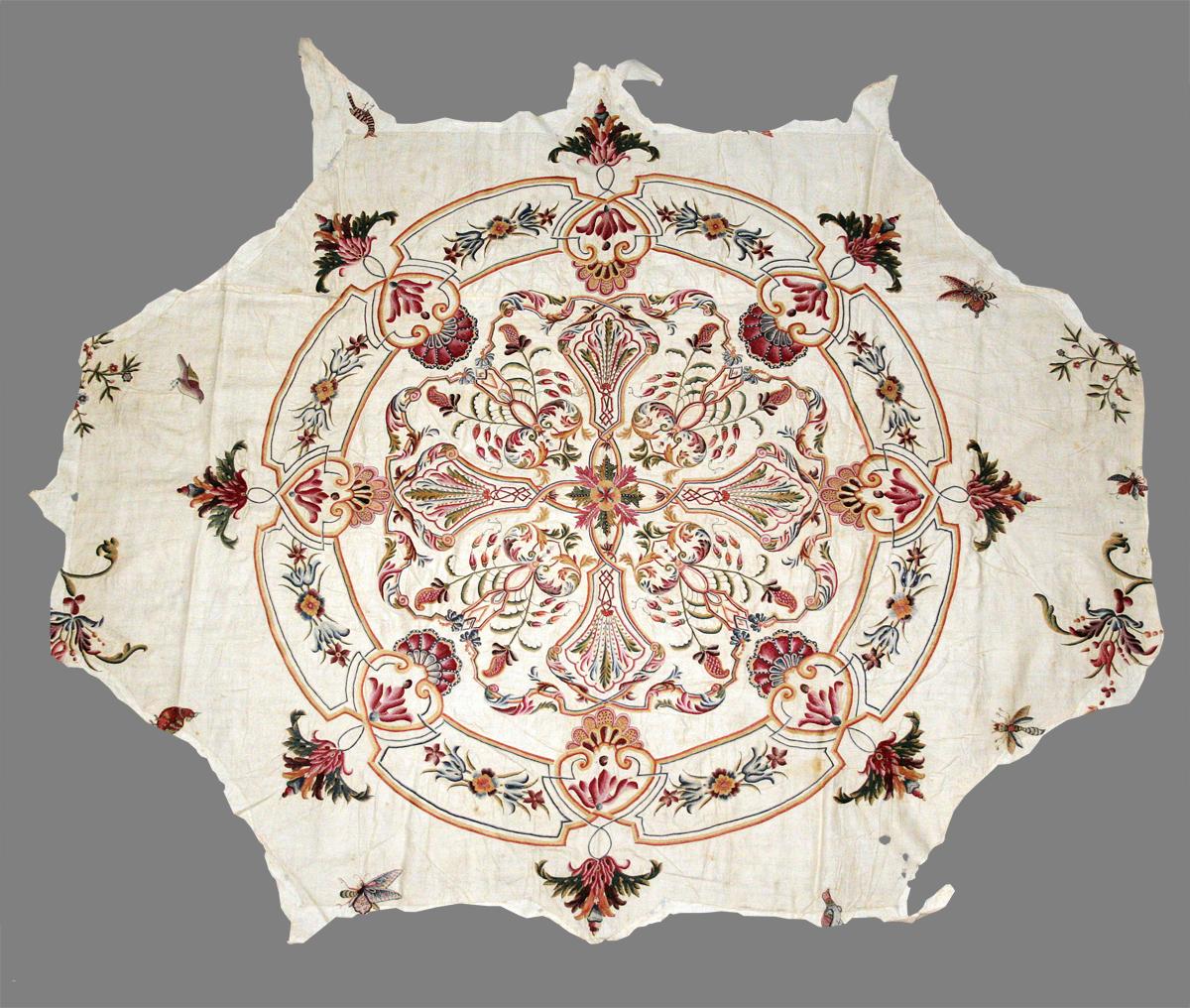 1967.1105.001 L Textile, Embroidered
