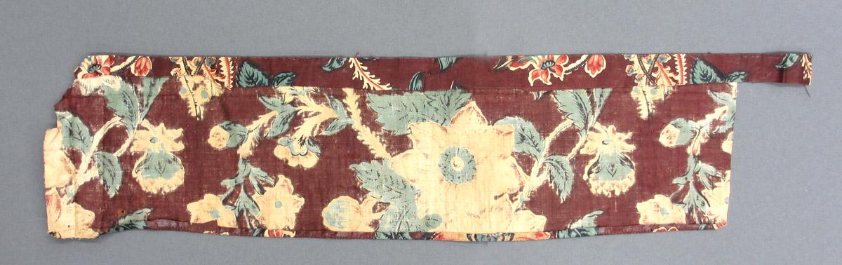 1969.8459 Textile, printed reverse
