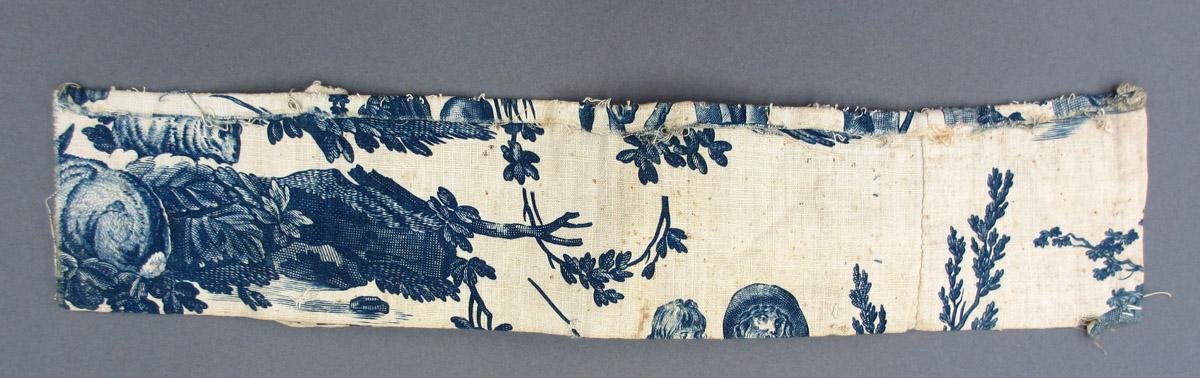 1969.8464.003 Textile, printed reverse