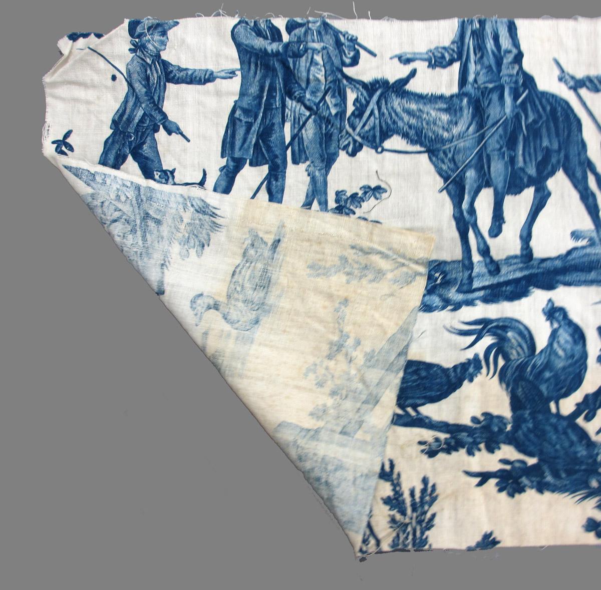 1969.8464.004 Textile, printed folded corner