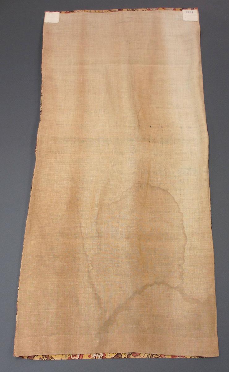 1959.0050.007 Textile, printed partial reverse
