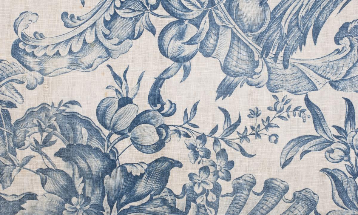 1959.0050.011 A, B Bed hanging, detail 4