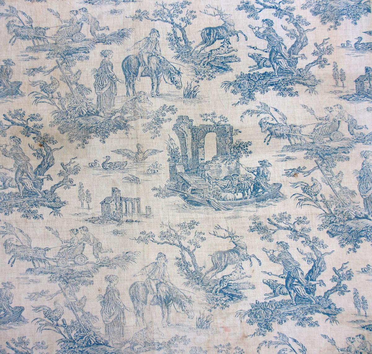 T41 Textile, printed, design repeat