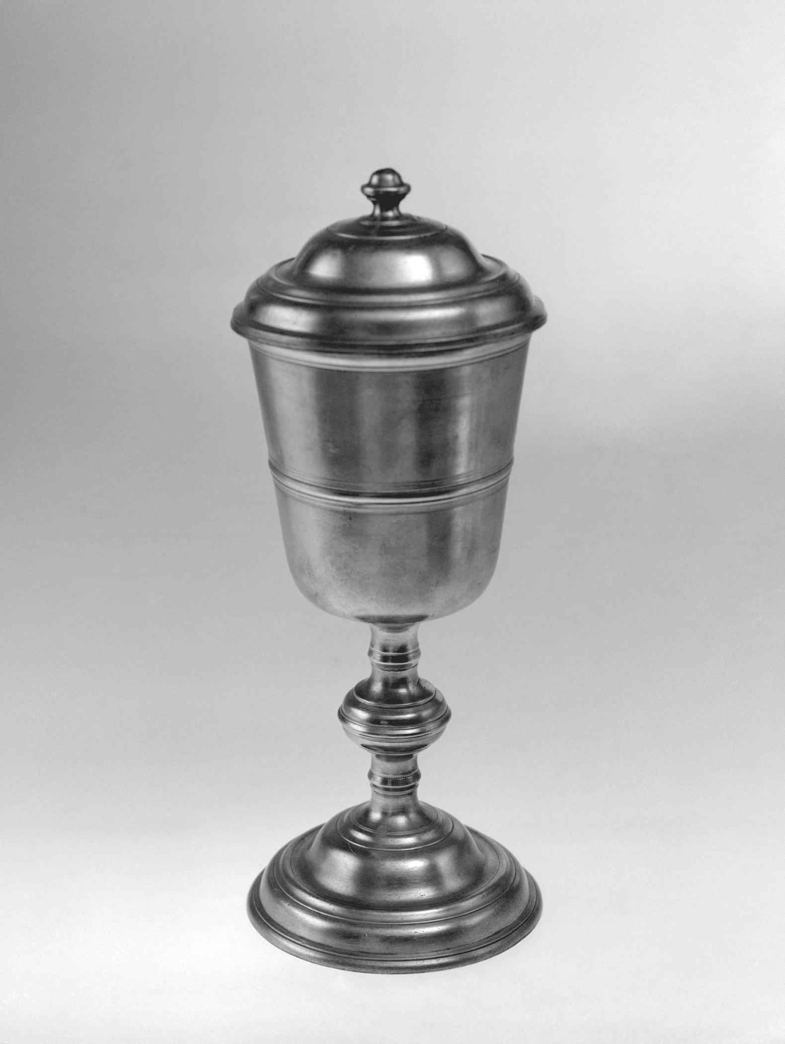 1953.0097 A, B Pewter chalice