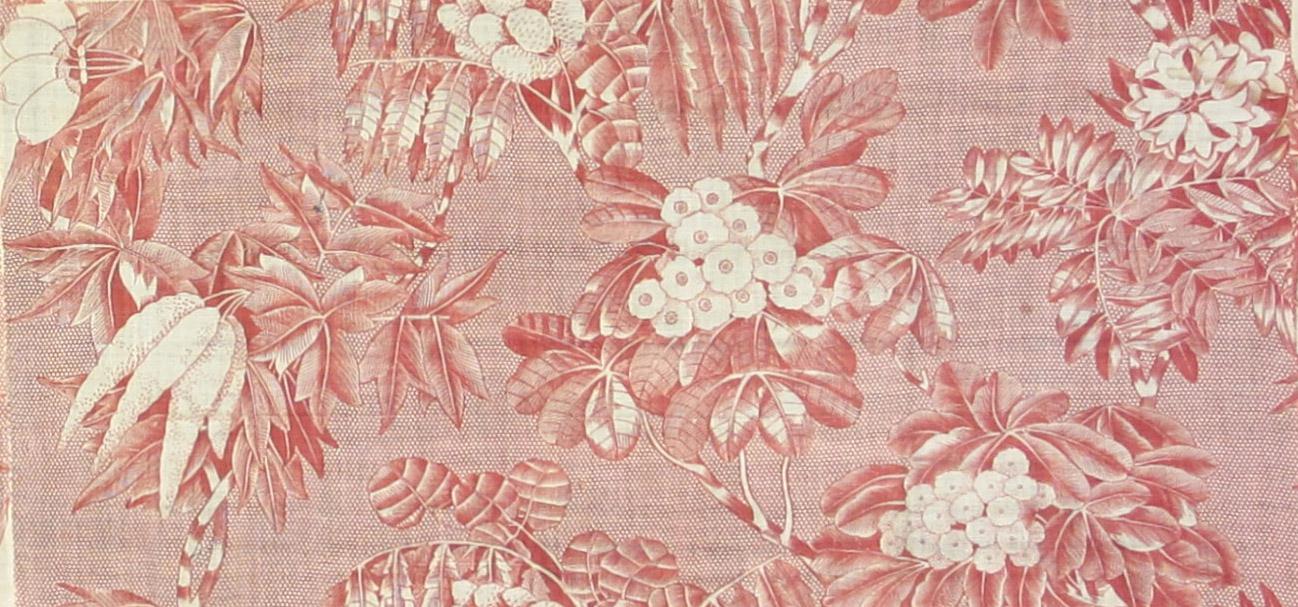 T1170 textile, printed design repeat