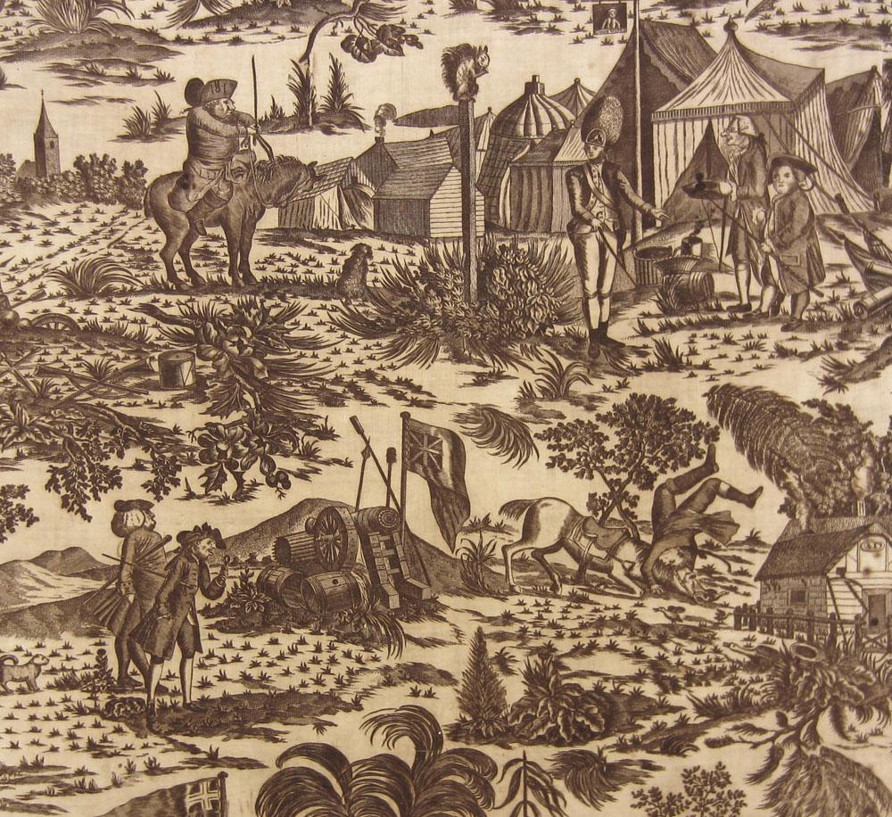T133 textile, printed design repeat