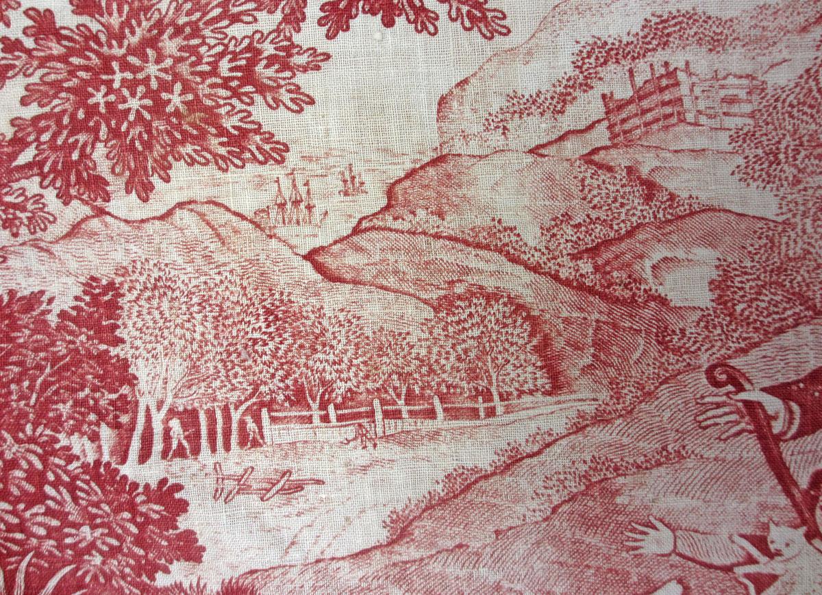 1959.0062.004 D textile, printed detail 4
