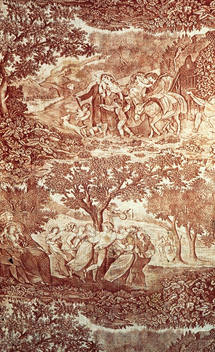 1959.0062.004 D Textile, printed, detail 6