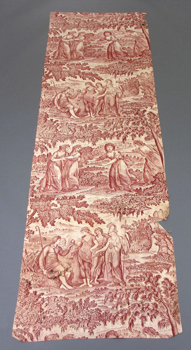 1959.0062.005 Textile, printed partial obverse