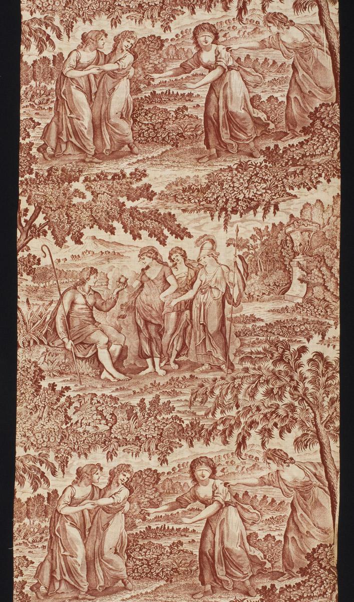 1959.0062.005 Textile, printed, detail 3