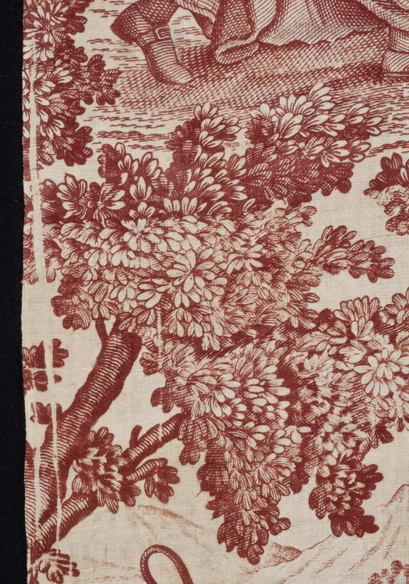 1959.0062.005 Textile, printed, detail 5