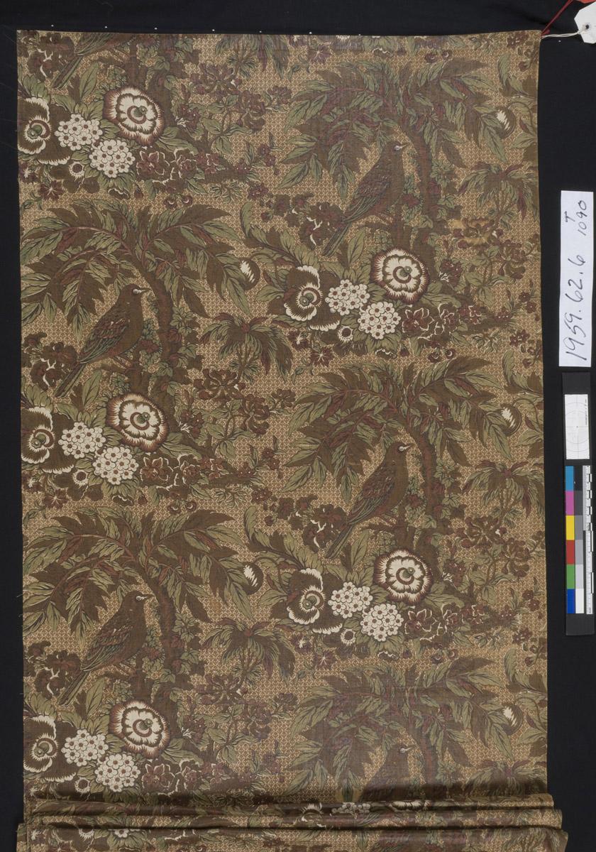 1959.0062.006 Textile, printed, detail 1