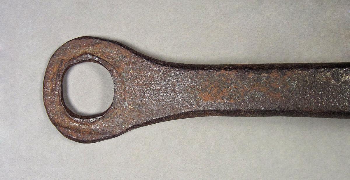 1960.0354.003, Ladle, handle detail