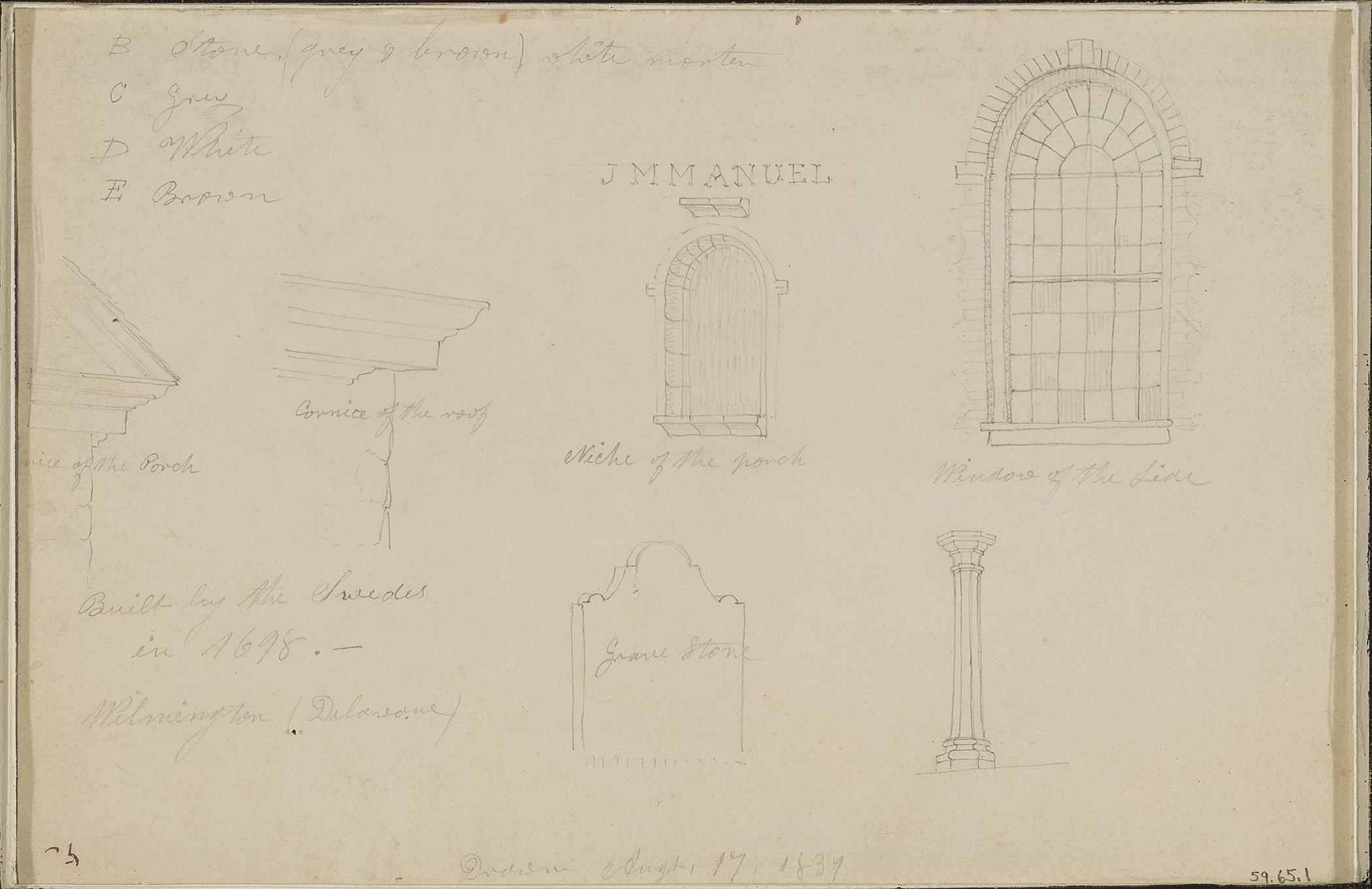 1959.0065.001 B Drawing, view 1