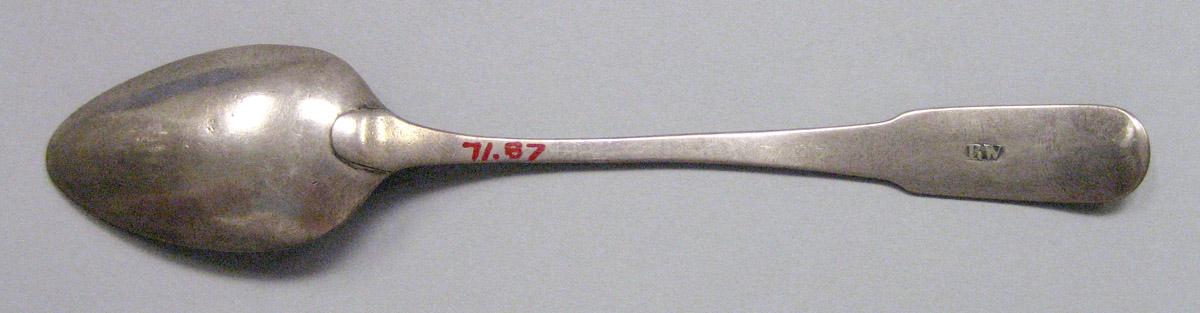 1971.0087 Silver Spoon underside