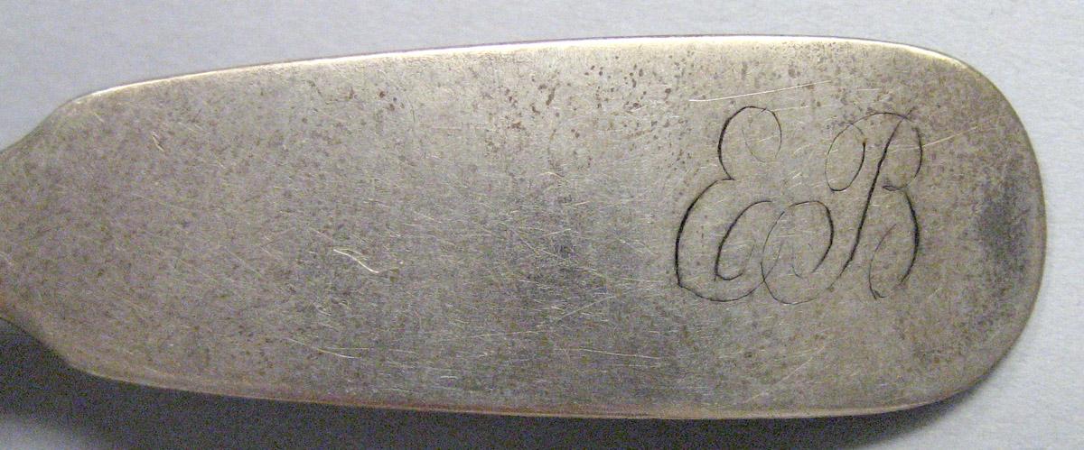 1971.0091 Silver Spoon engraving