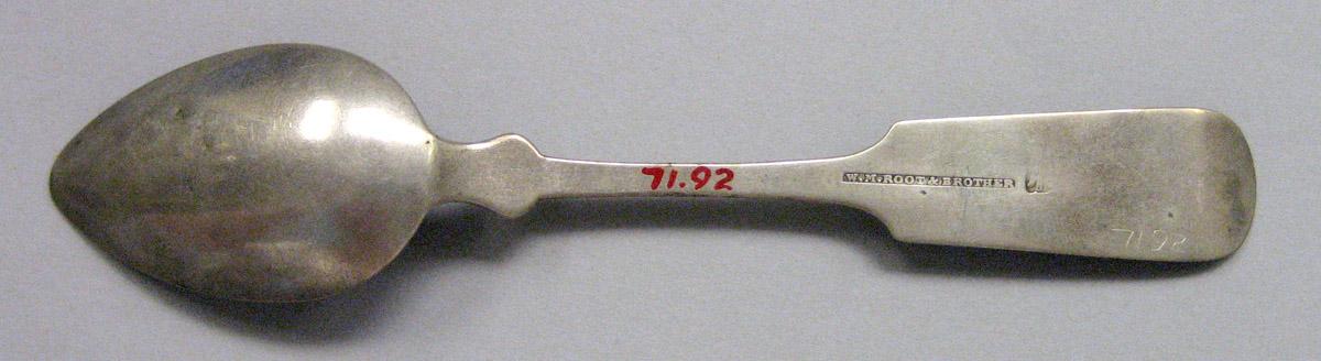 1971.0092 Silver Spoon underside