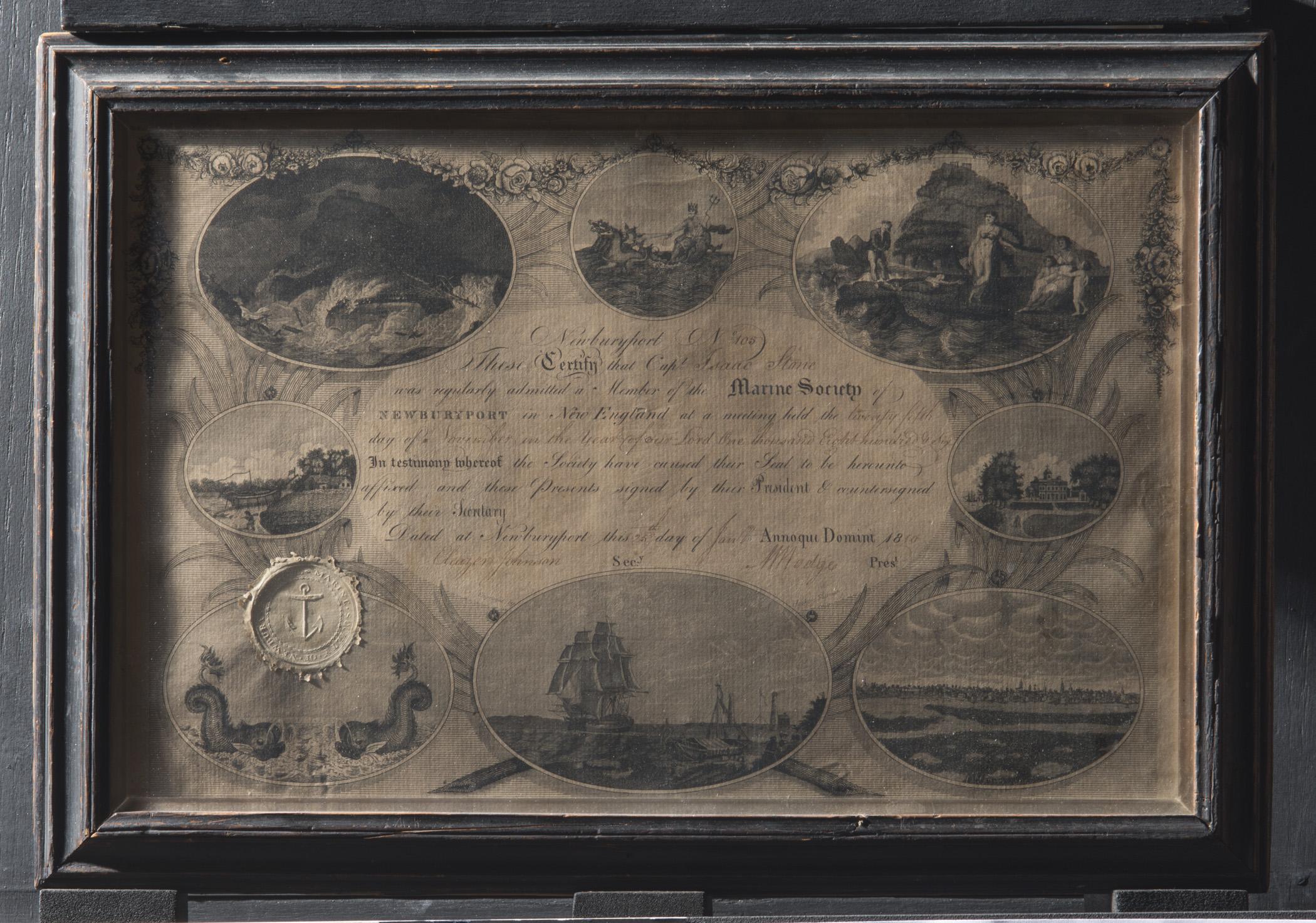 1959.0074.005 A Print, B Frame, view 2, raking light