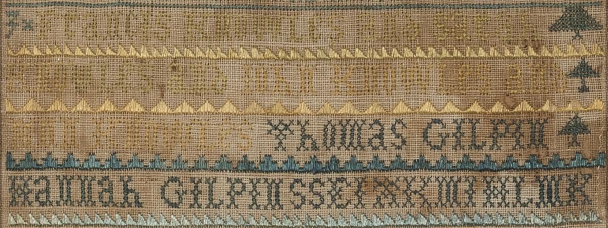 2011.0013 A Sampler, Detail 2