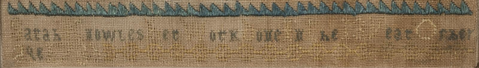 2011.0013 A Sampler, Detail 6