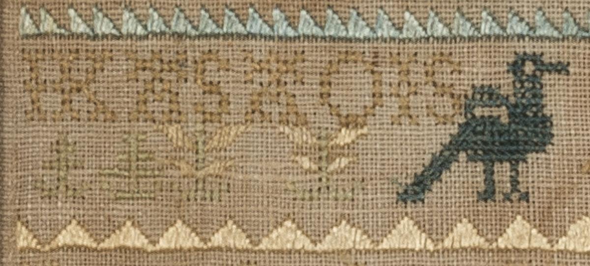 2011.0013 A Sampler, Detail 7